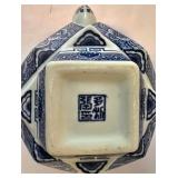 Blue & White Flower Vases - 3.5-in. Tall - 6-Piece Set