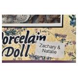 LL-FR - Porcelain Doll Set - Zachary & Natalie, Hand Painted, 14.5 Inches Tall