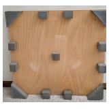 LL-FR - Body System Exercise Platform 29.75-Inch Square Base w/ 11x25-Inch Step + Weight & Band Set