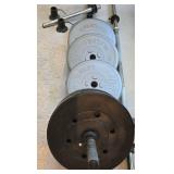 LL-FR - Weider Pro Weight Bench Set with Weights