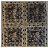 LL-FR - Placemats & Napkins Set - 4 Placemats (12.5 x 17.5 in) + 2 Napkin Sets + 4 Pillow Covers