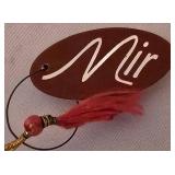 LL-FR - Stone Crystal Trees with Bells - 3 Trees 4.5 in tall; 5 Bells 4.5 in & 3.5 in tall