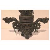LL-FR - Resin Dragon Censer - Bronze-Tone Incense Burner