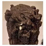 LL-FR - Resin Dragon Censer - Bronze-Tone Incense Burner