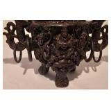 LL-FR - Resin Dragon Censer - Bronze-Tone Incense Burner