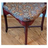 Ml - Pair of Vintage Chinese Export Carved Wood Dragon Motif Corner Armchairs