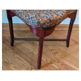 Ml - Pair of Vintage Chinese Export Carved Wood Dragon Motif Corner Armchairs