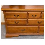 UL - Vintage Mirrored Dresser with Triple Mirror