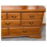 UL - Vintage Mirrored Dresser with Triple Mirror