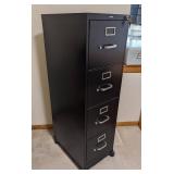 UL - HON 5-Drawer Metal Locking Filing Cabinet - 15 x 22 x 49 in