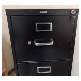 UL - HON 5-Drawer Metal Locking Filing Cabinet - 15 x 22 x 49 in