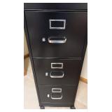 UL - HON 5-Drawer Metal Locking Filing Cabinet - 15 x 22 x 49 in