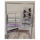 UL - Bath Accessory Lot - Apt. 9 Shower Curtain, Bacova Bath Rug, Hair Catchers, Ped Egg, Warmies Slippers