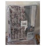 UL - Bath Accessory Lot - Apt. 9 Shower Curtain, Bacova Bath Rug, Hair Catchers, Ped Egg, Warmies Slippers