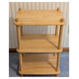 UL - Tiered Wooden Shelf - 3-Tier, Natural Finish