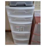 UL - Sterilite Assorted Plastic Storage Containers - 5-Drawer Tower & Pink 3-Drawer Units