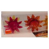 LL - Candle Floaters - Assorted Floating Candles & Holders, 6 White Round Candles