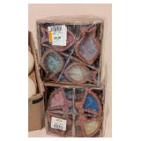 LL - Candle Floaters - Assorted Floating Candles & Holders, 6 White Round Candles