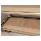 LL - Pair of Metal Storage Shelves 60 in L x 18 in D x 35 in H, Adjustable