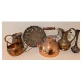 LL - Copper & Brass Decorative Bowl - 9-Inch Diameter