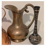 LL - Copper & Brass Decorative Bowl - 9-Inch Diameter