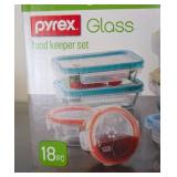 ML - Snapware Glass Food Keeper Set - 18-Piece Airtight & Leakproof Food Storage