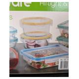 ML - Snapware Glass Food Keeper Set - 18-Piece Airtight & Leakproof Food Storage