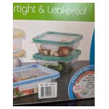 ML - Snapware Glass Food Keeper Set - 18-Piece Airtight & Leakproof Food Storage