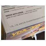 ML - Visions by CorningWare 3-Piece Covered Saucepan Set - 1.0L, 1.5L, 2.5L