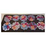 ML - Ceramic Trivets 7 in Dia - Set of 10 Turkish Pattern Assortment