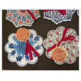ML - Ceramic Trivets 7 in Dia - Set of 10 Turkish Pattern Assortment