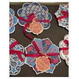 ML - Ceramic Trivets 7 in Dia - Set of 10 Turkish Pattern Assortment