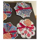 ML - Ceramic Trivets 7 in Dia - Set of 10 Turkish Pattern Assortment