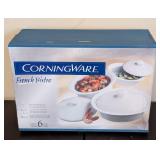 ML - CorningWare French Bistro 6-Piece Round Dishes With Covers Set