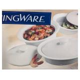 ML - CorningWare French Bistro 6-Piece Round Dishes With Covers Set