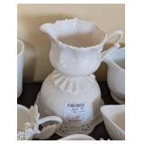 ML - White Ceramic Creamers - New, Mixed Styles