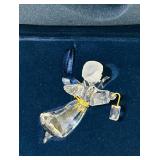 B1 - Swarovski Crystal Angel Ornament 2.5 in Tall - Hanging Crystal Figurine
