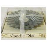 B2 - Spirit of the Earth Bath & Body Gift Basket Lot - Avon Foot Works & Candle Dish