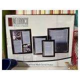 B2 - Melannco Set of Four Black Curved Frames