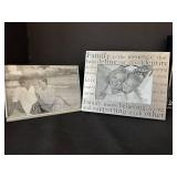 B2 - Harbortown Industries 40-Photo Frames - Mixed Sizes Silver Beaded (Set of 6)