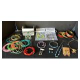 B2 - Viva Beads & Disney World Costume Jewelry Lot - Assorted Bracelets, Necklaces, Earrings