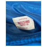 B2 - Mossimo Supply Co Blue Shoulder Bag, Front Flap Pockets