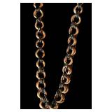 B2 - Costume Jewelry Lot - Turquoise Bead Bracelet, Pink Floral Necklace, Silver Chains