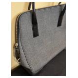 K - Vintage Prada Handbag / Vintage Prada Wool and Leather Shoulder Handbag