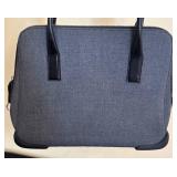 K - Vintage Prada Handbag / Vintage Prada Wool and Leather Shoulder Handbag