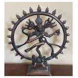 K - Nataraja Shiva Dancing God Statue - Hindu Deity Decor