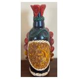 K - Teotihuacan Mexican Folk Art Bottle