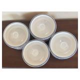 K - Signature Stoneware Bowls with Lids with Measuring Cup Set