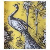 K - Fringe Studio Glass Peacock Platter