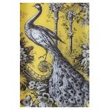 K - Fringe Studio Glass Peacock Platter